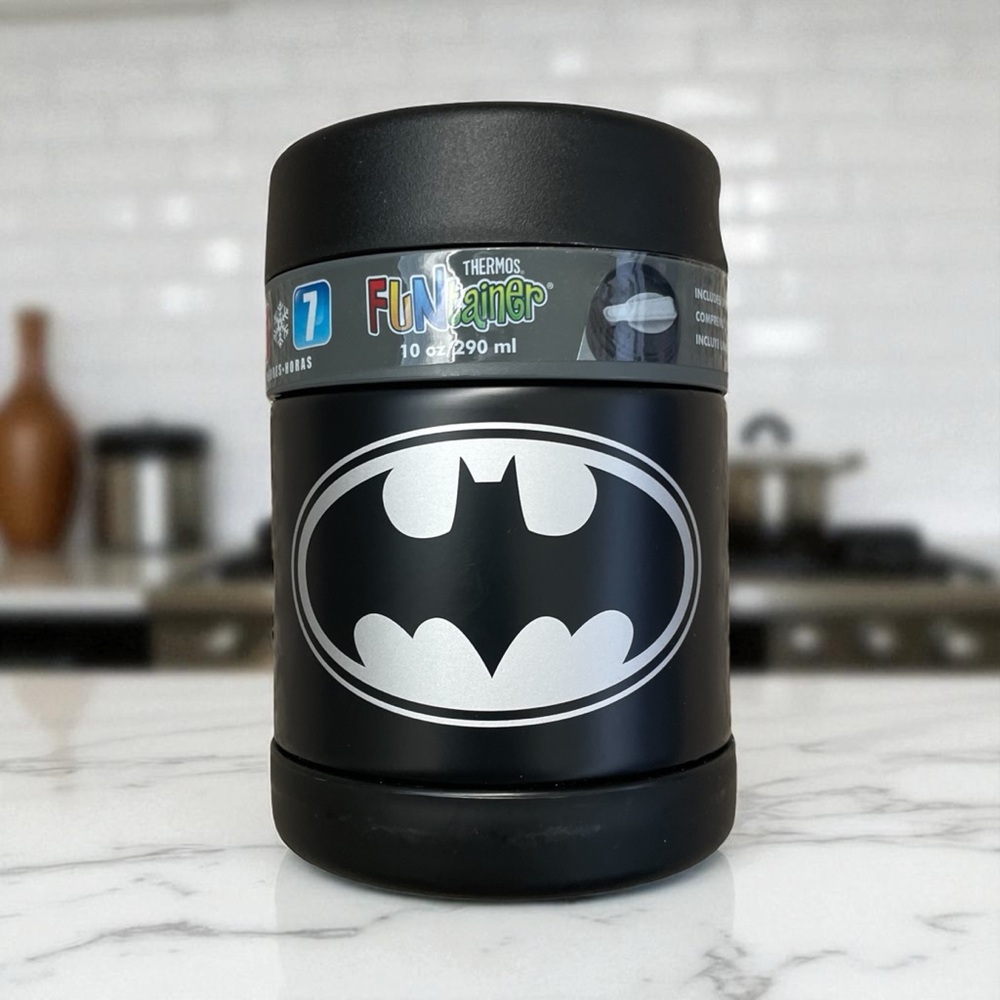 Thermos Black Batman Food Jar
